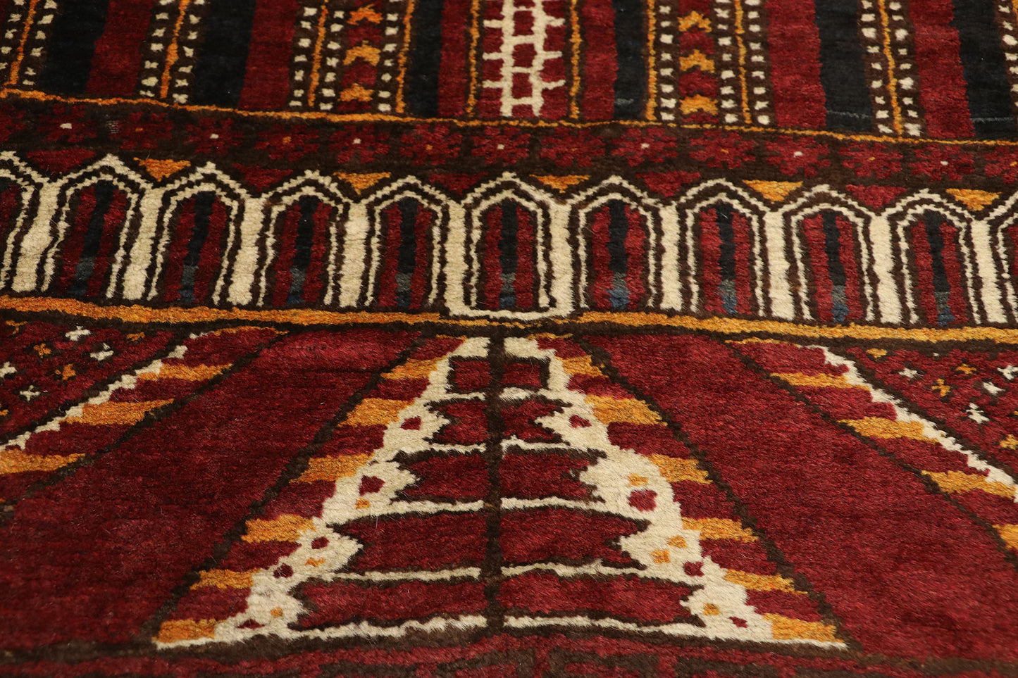 3 x 4 Antique Afghani Prayer Rug 71986