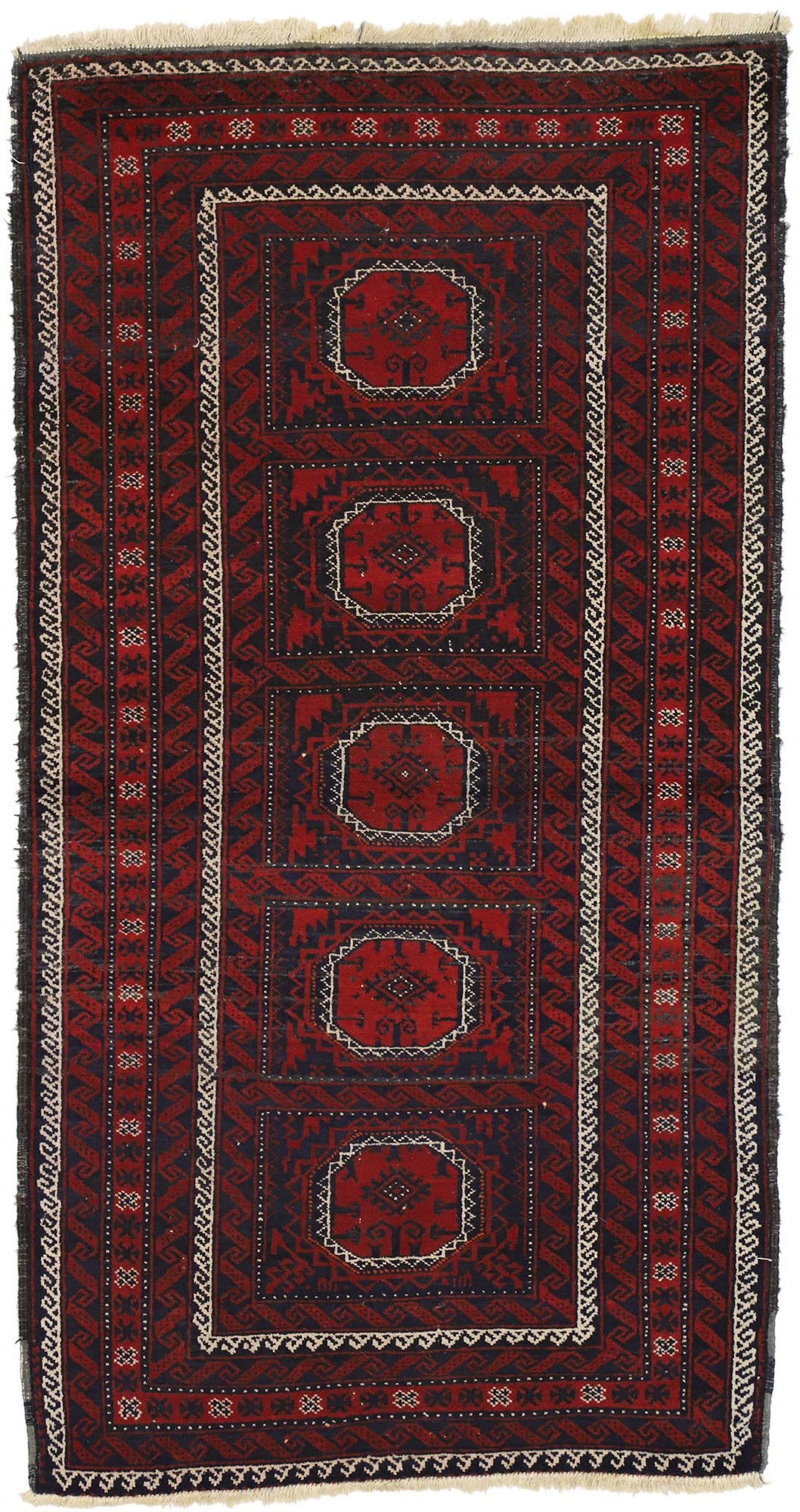 3 x 5 Vintage Persian Baluch Rug 72044