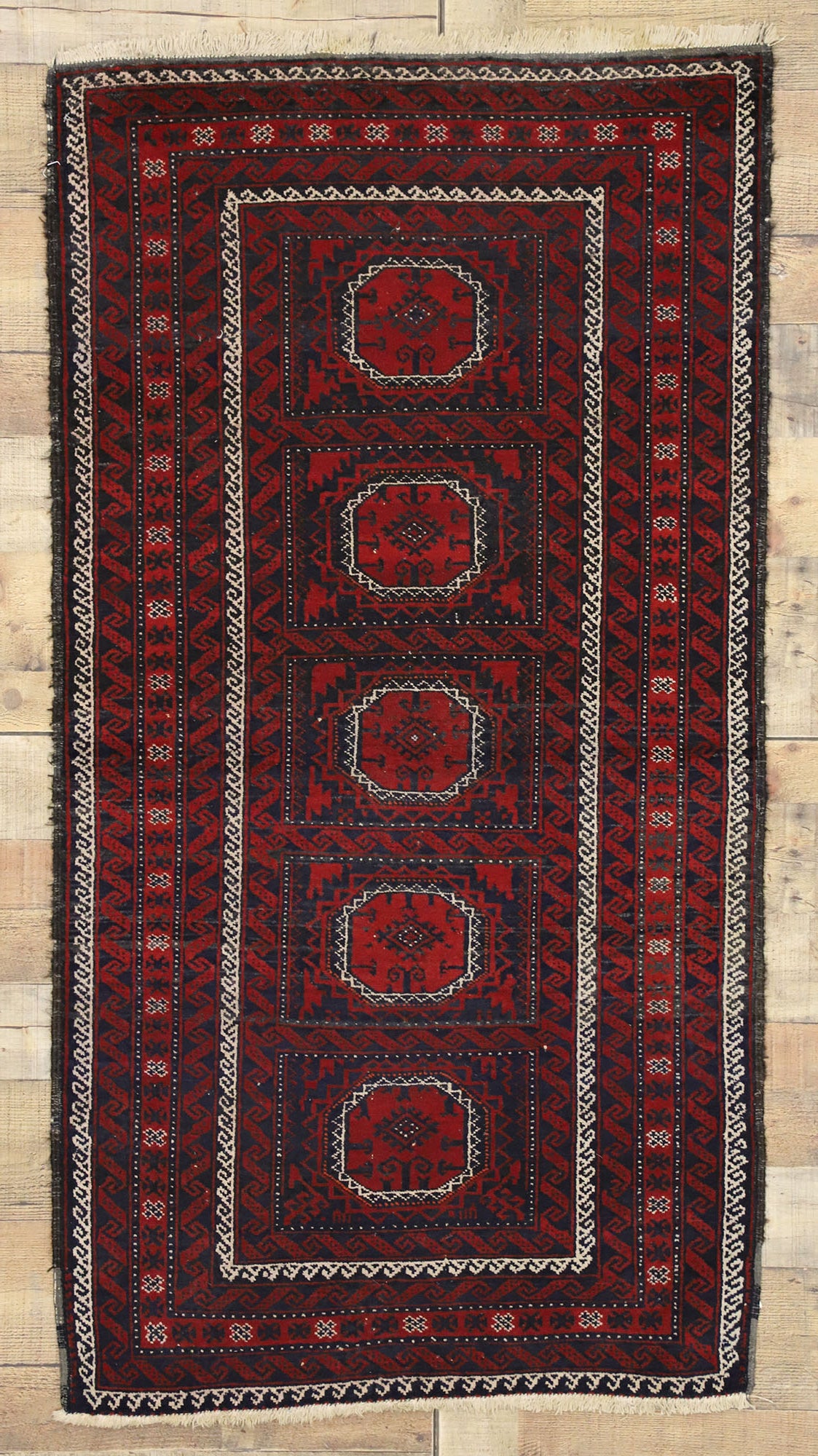 3 x 5 Vintage Persian Baluch Rug 72044
