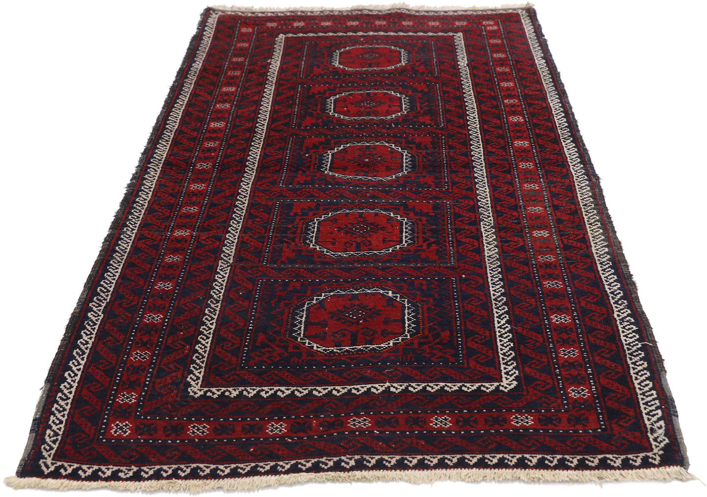 3 x 5 Vintage Persian Baluch Rug 72044