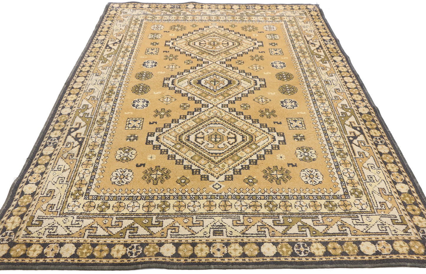 4 x 5 Vintage Turkish Rug 72249