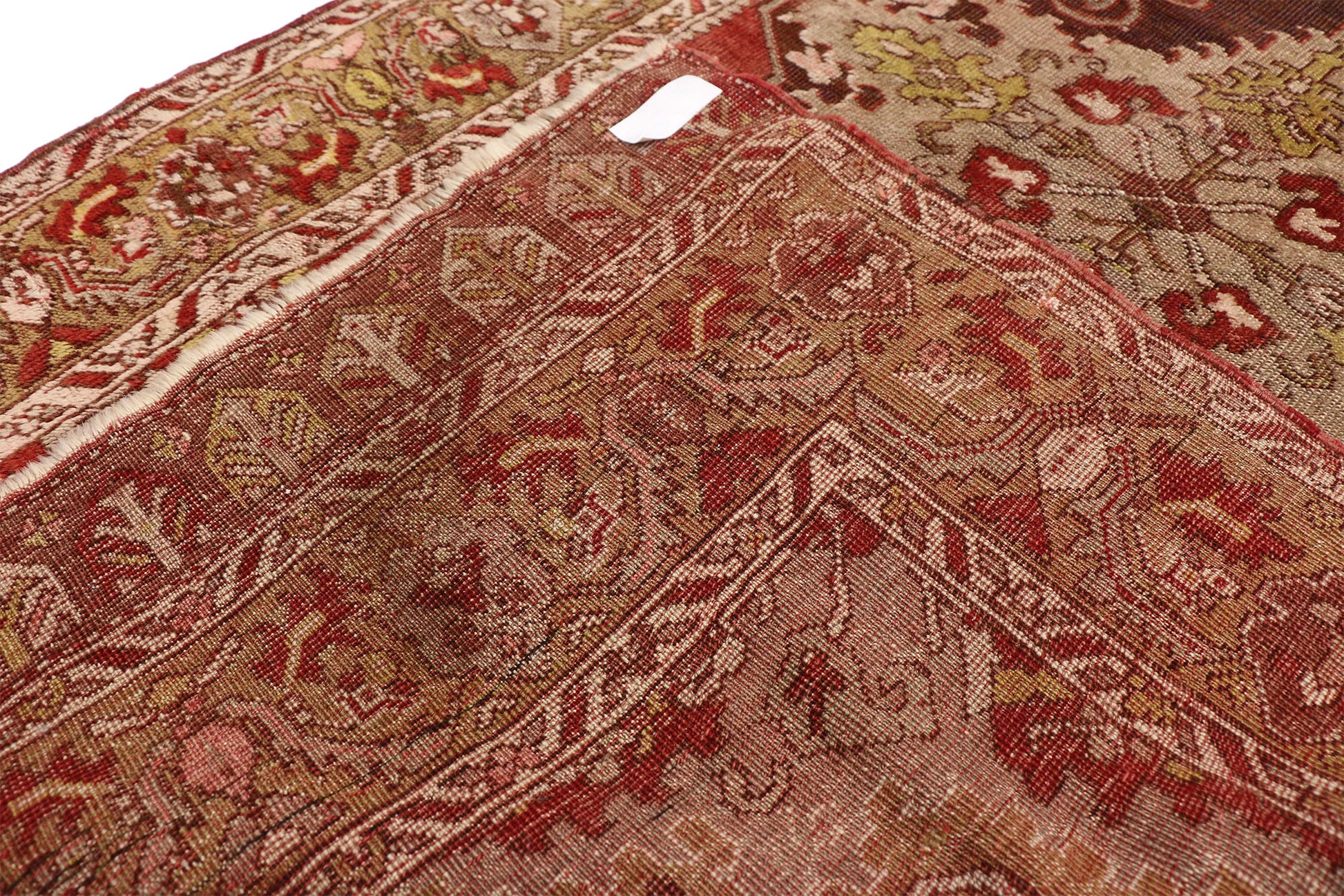 4 x 11 Vintage Turkish Oushak Rug 77291