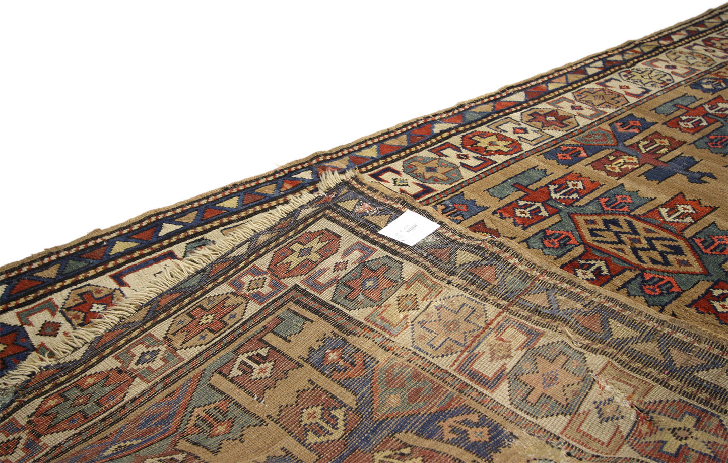 3 x 12 Antique Kurdish Runner 72587
