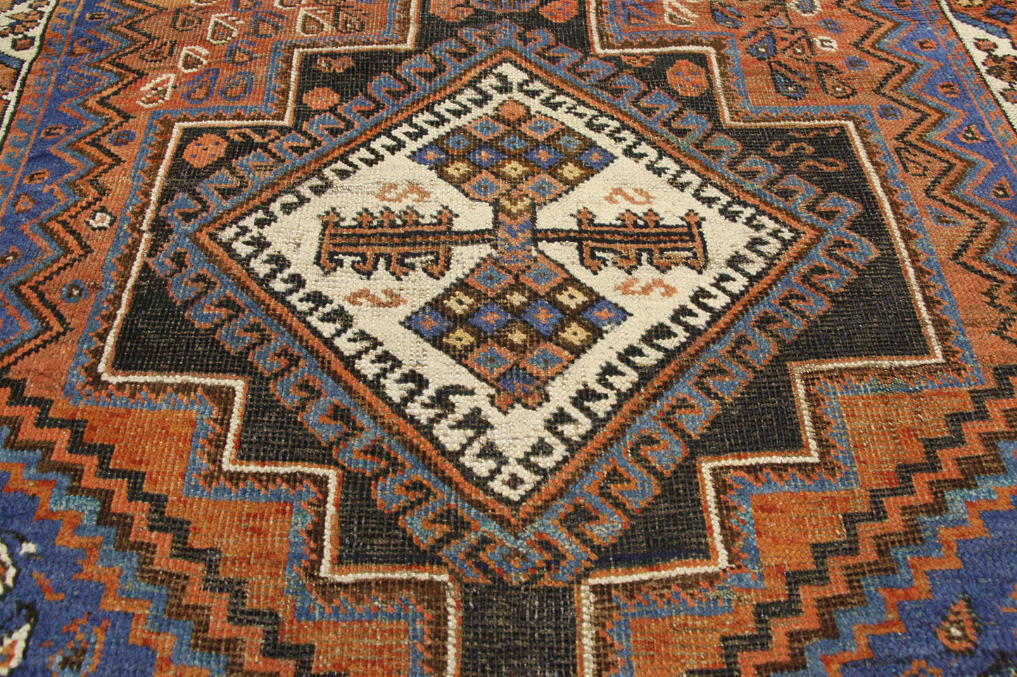 4 x 6 Antique Persian Afshar Rug 72605