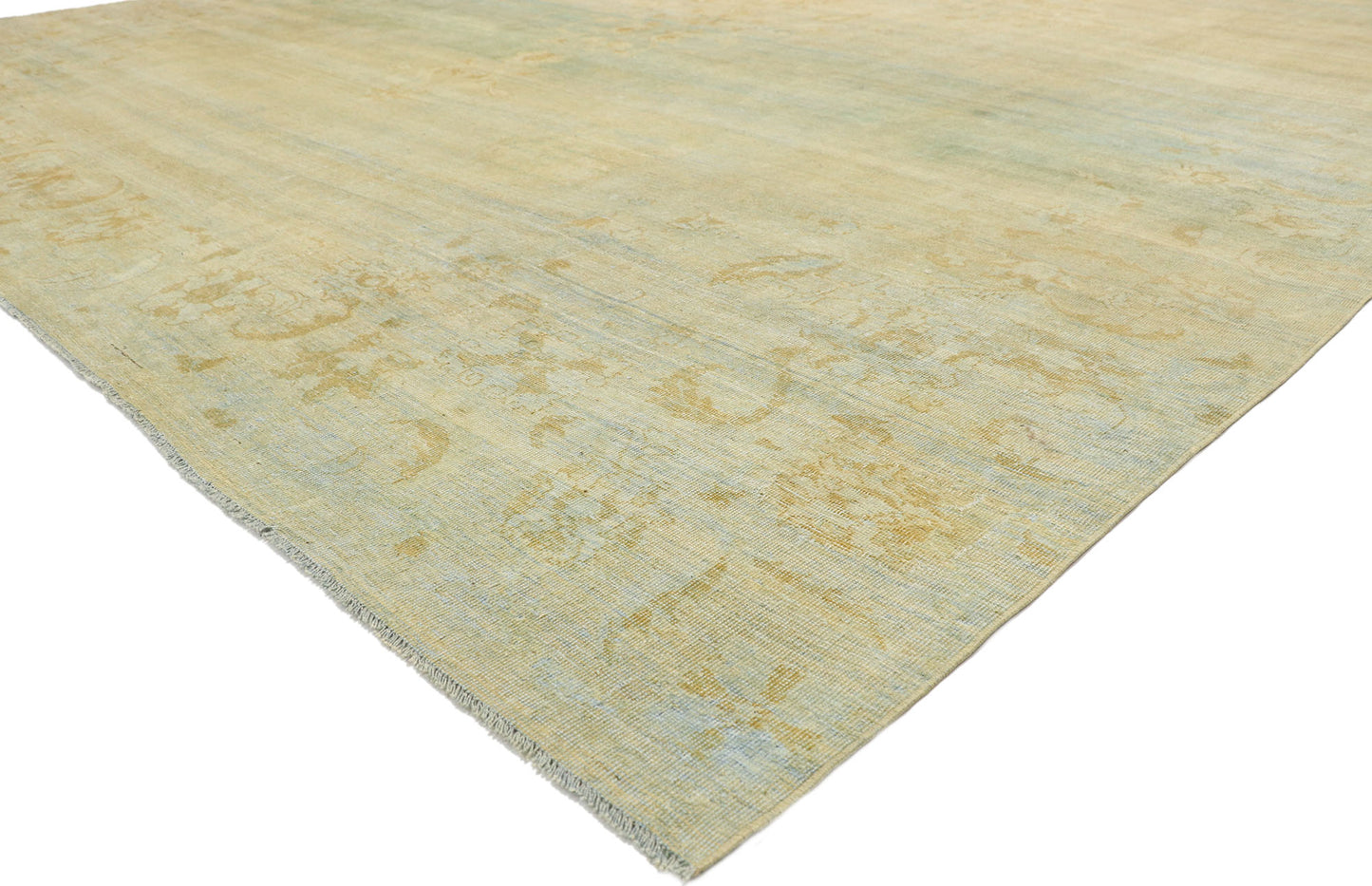 12 x 17 Antique Indian Agra Rug 72621
