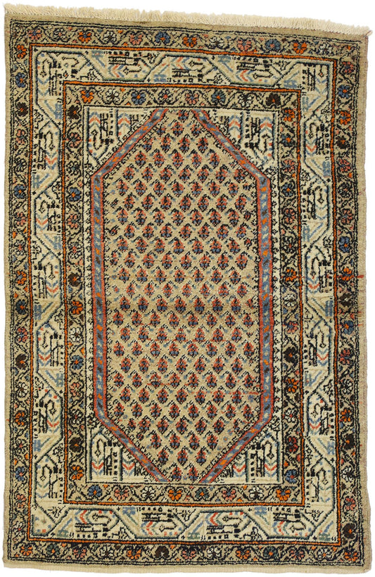 3 x 5 Antique Persian Saraband Rug 72632