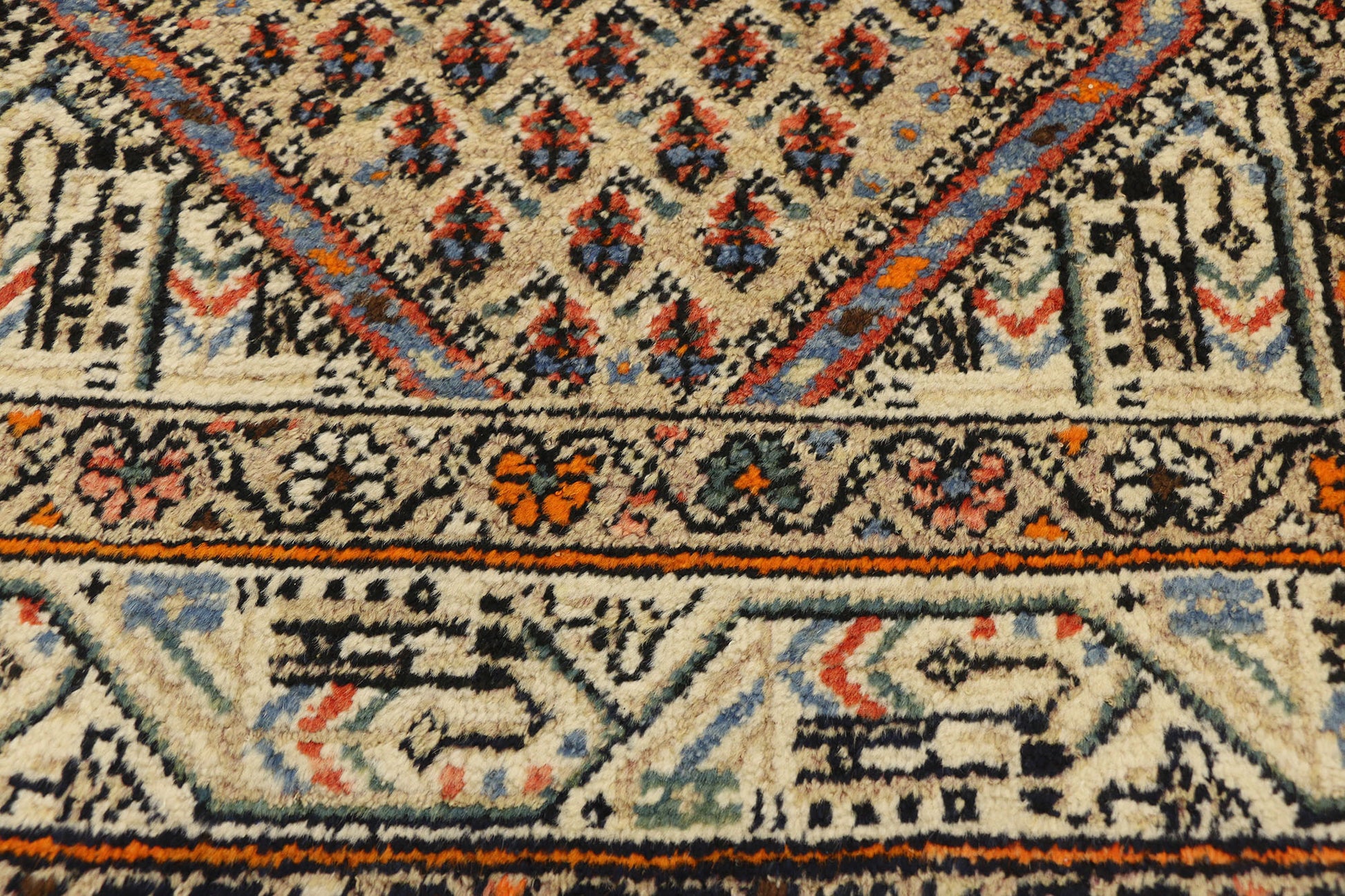 3 x 5 Antique Persian Saraband Rug 72632
