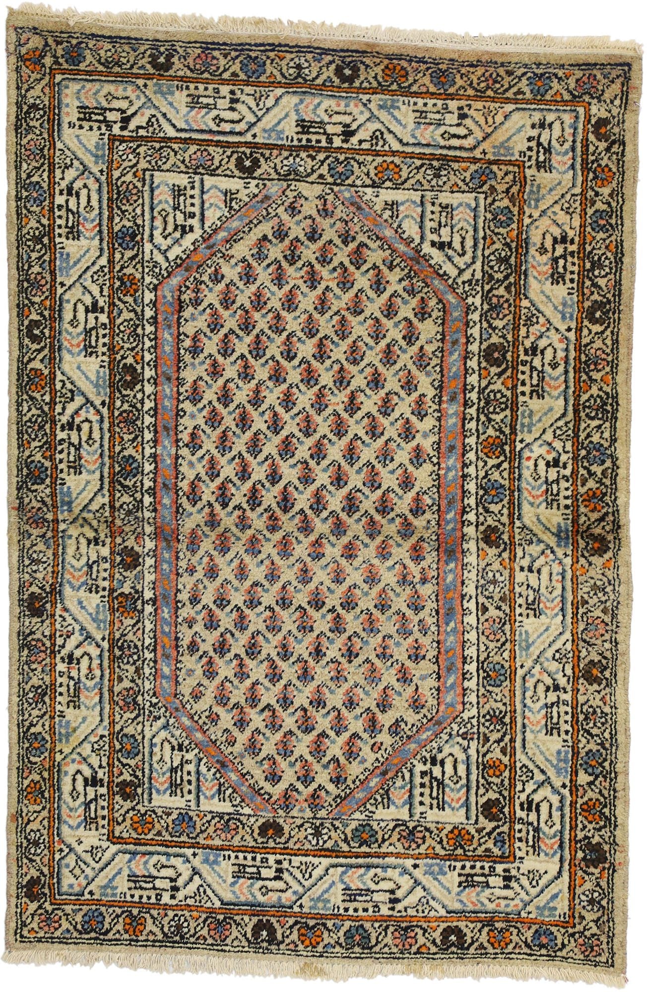 3 x 5 Antique Persian Saraband Rug 72633