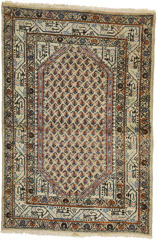 3 x 5 Antique Persian Saraband Rug 72633