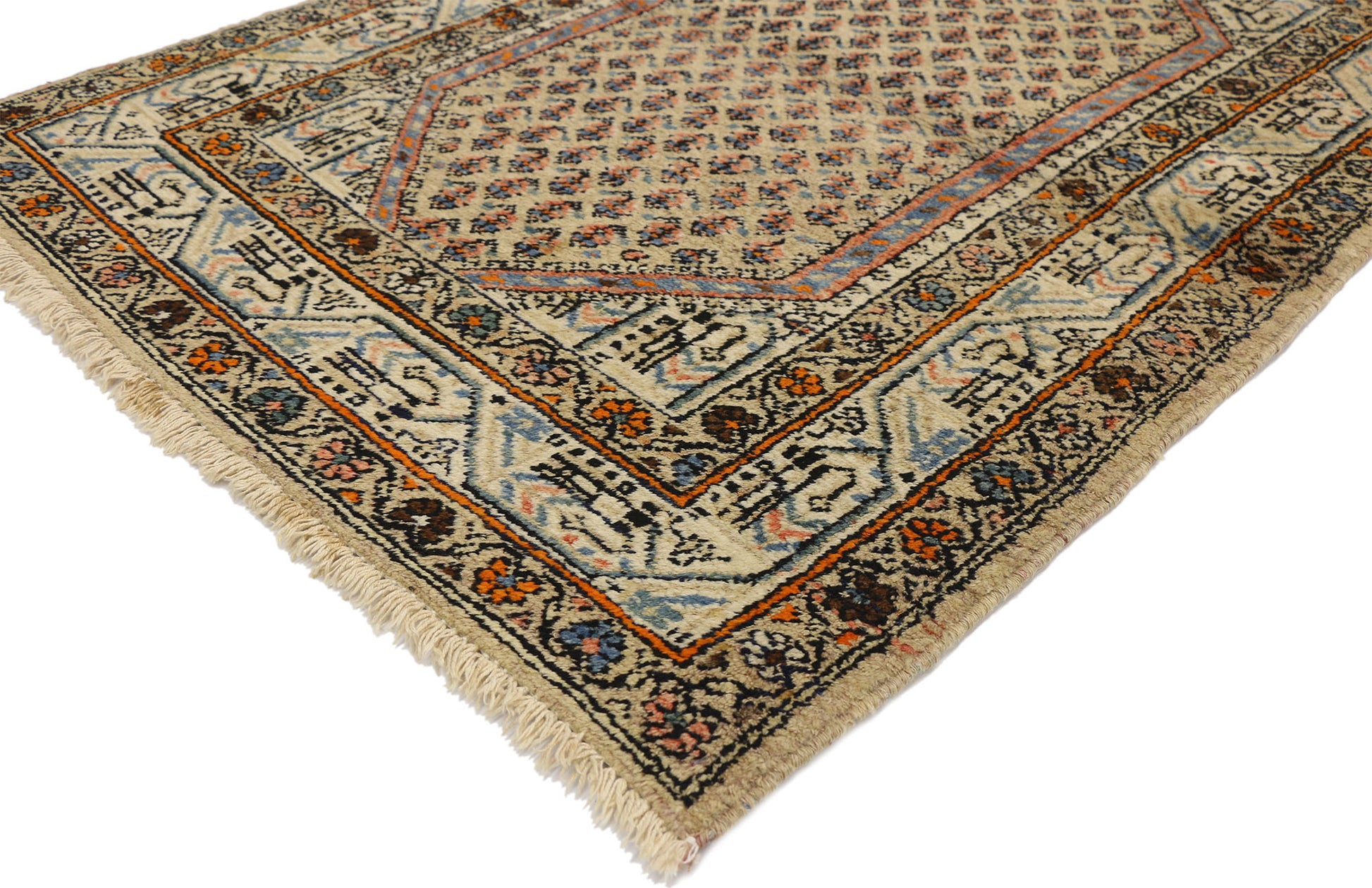 3 x 5 Antique Persian Saraband Rug 72633