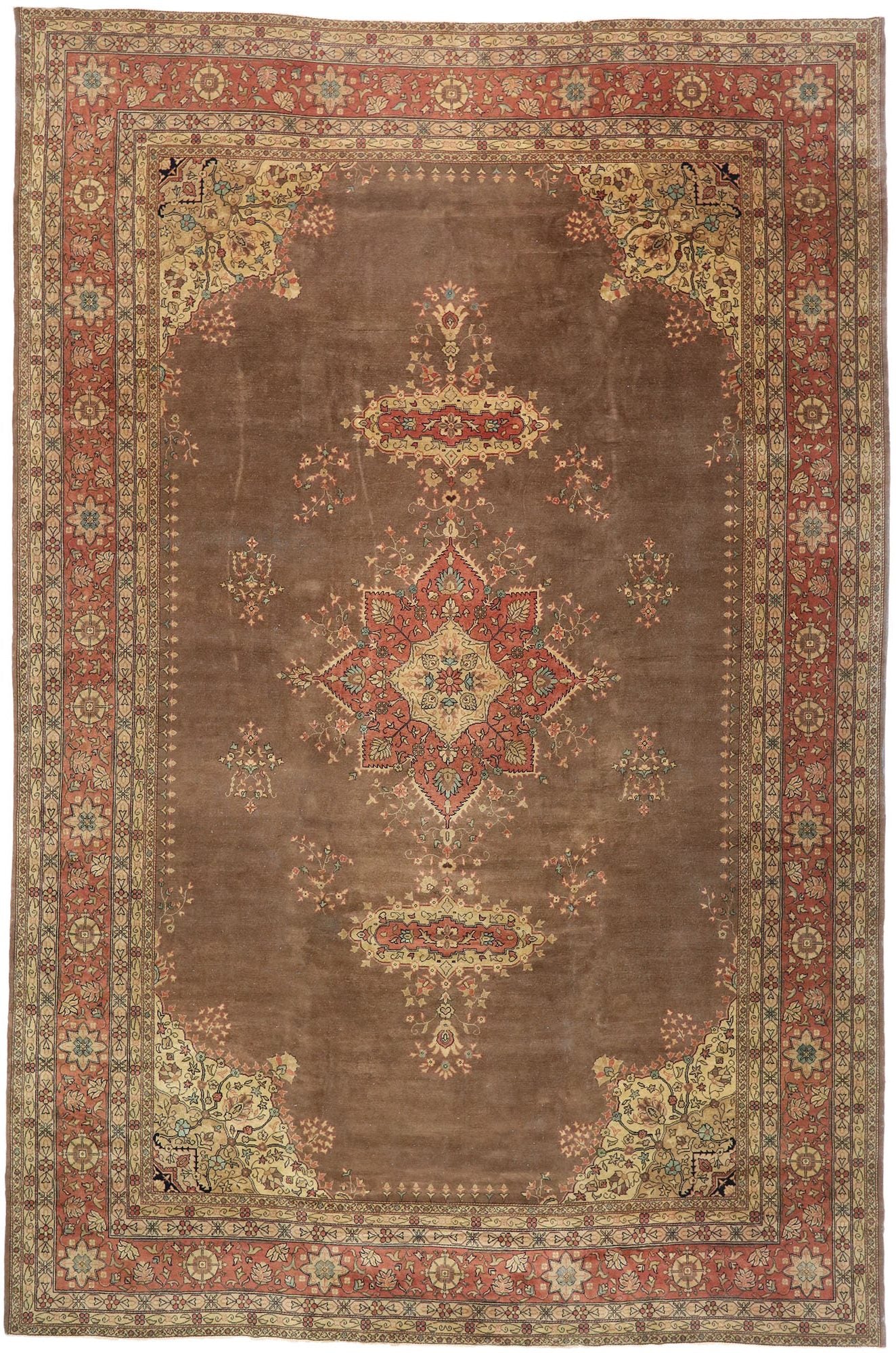 13 x 20 Antique Romanian Rug 72650