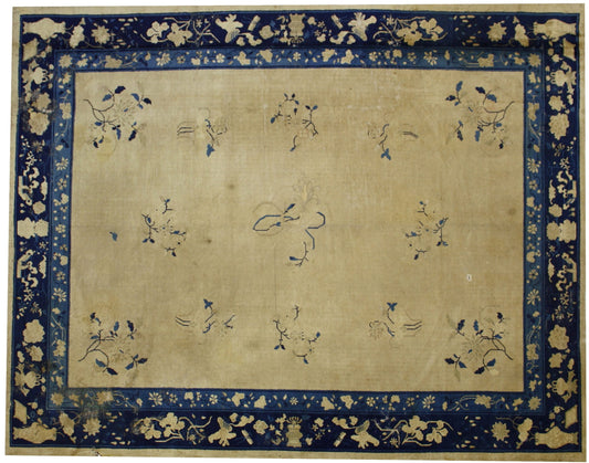 9 x 11 Antique Chinese Peking Rug 72678