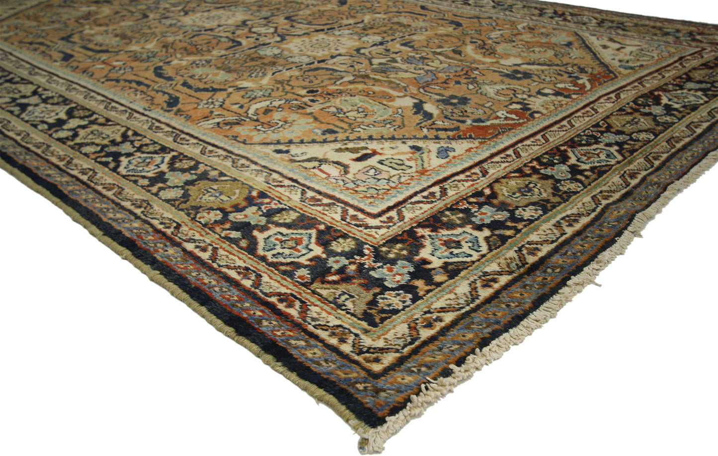 7 x 10 Antique Persian Mahal Rug 72732