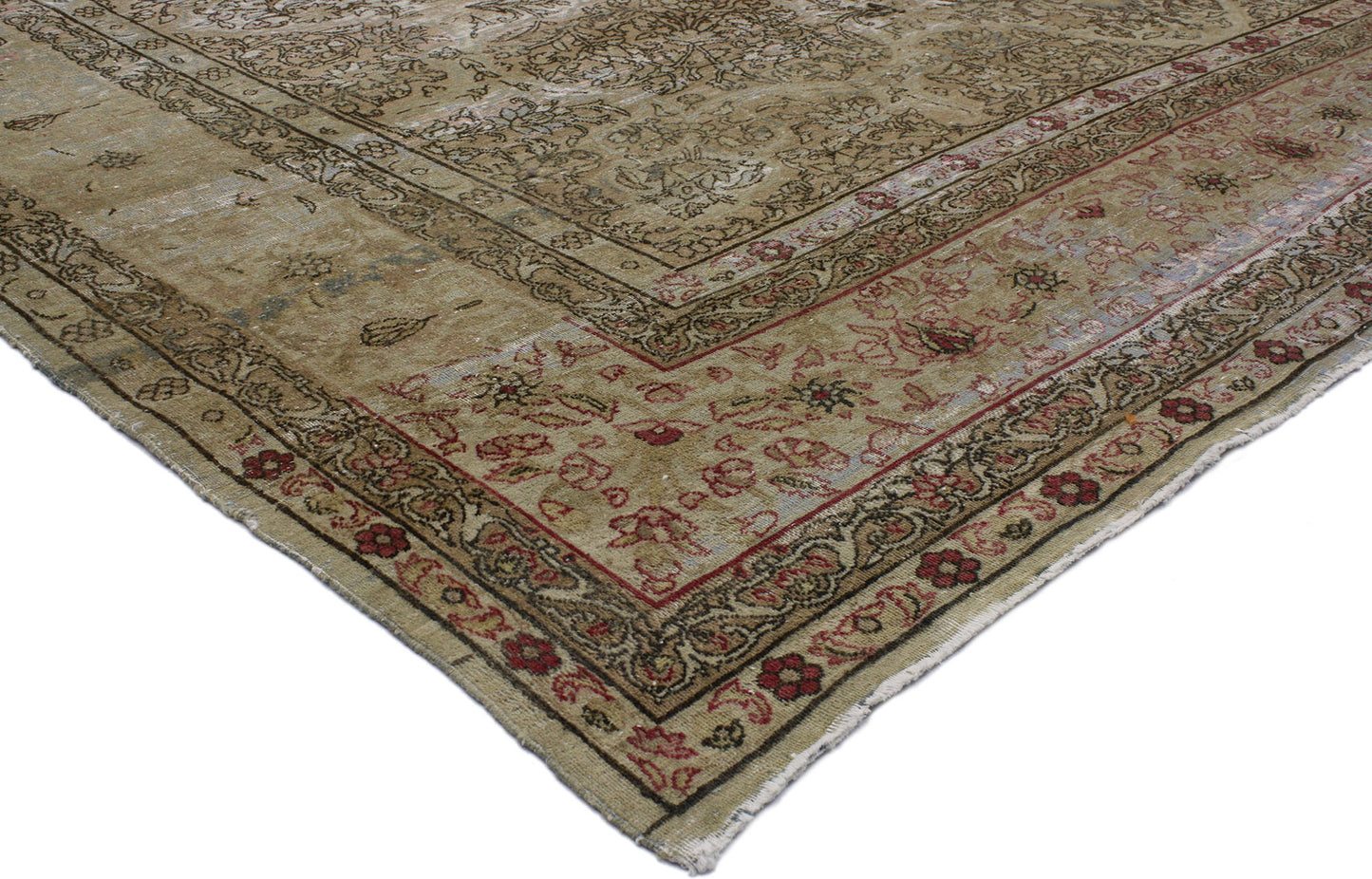 9 x 13 Antique Persian Kermanshah Rug 72742