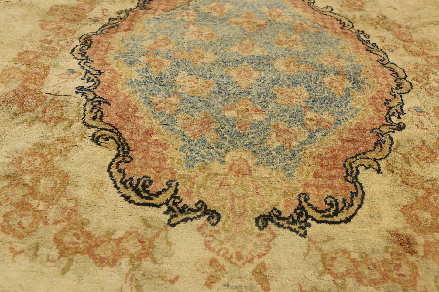 9 x 13 Antique Persian Mahal Rug 72864