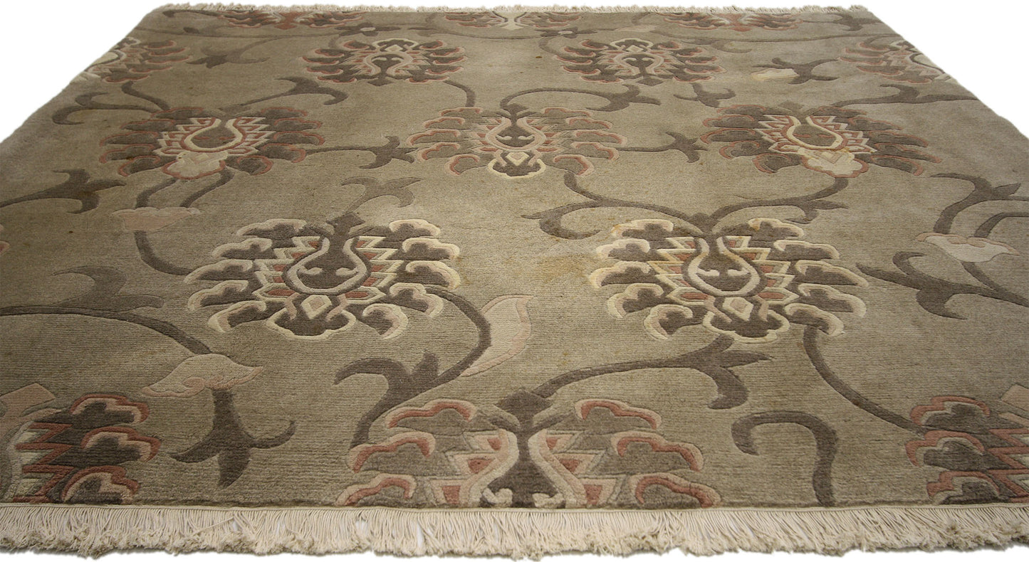 8 x 8 Vintage Tibetan Rug 72906
