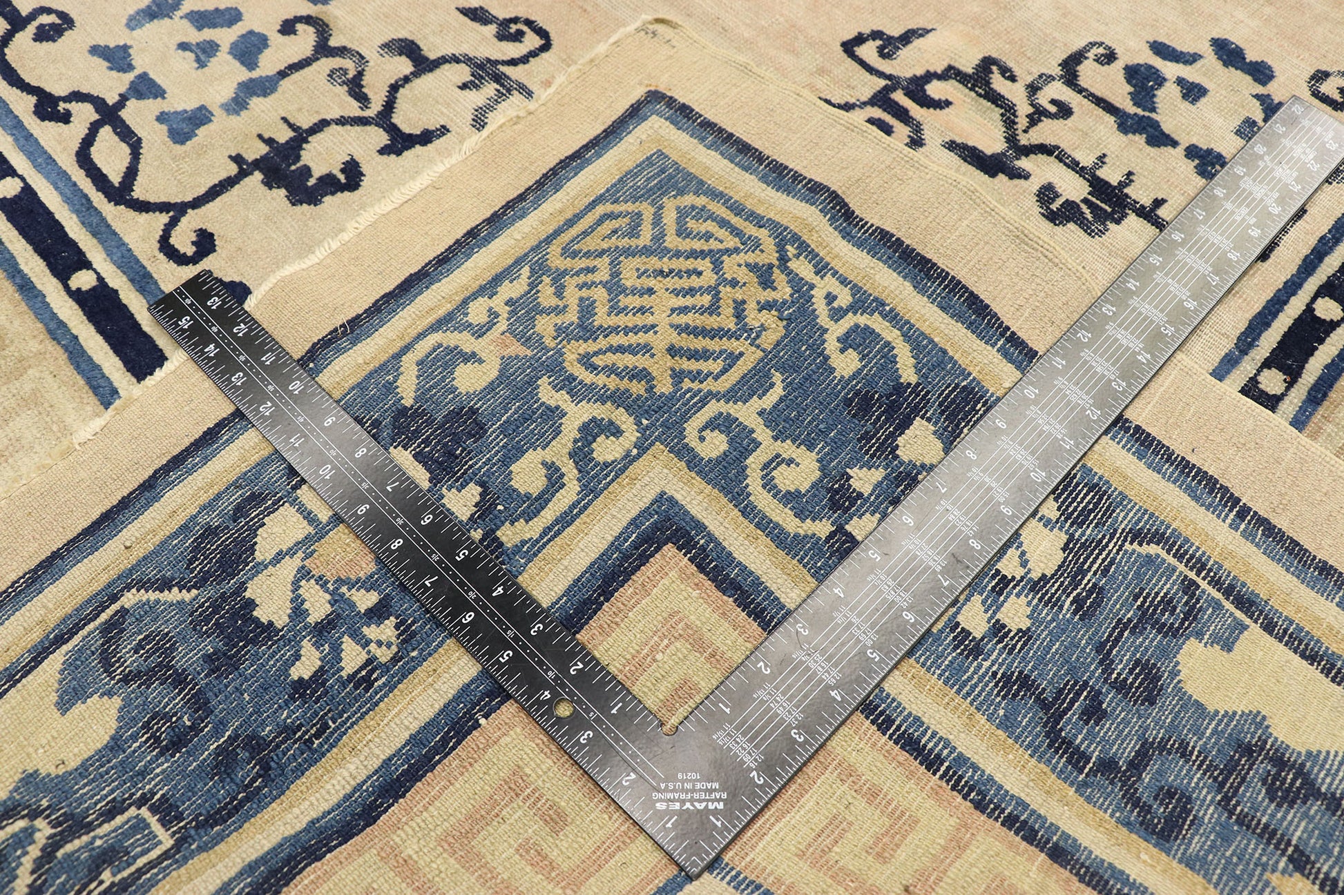 9 x 11 Antique Chinese Peking Rug 72991