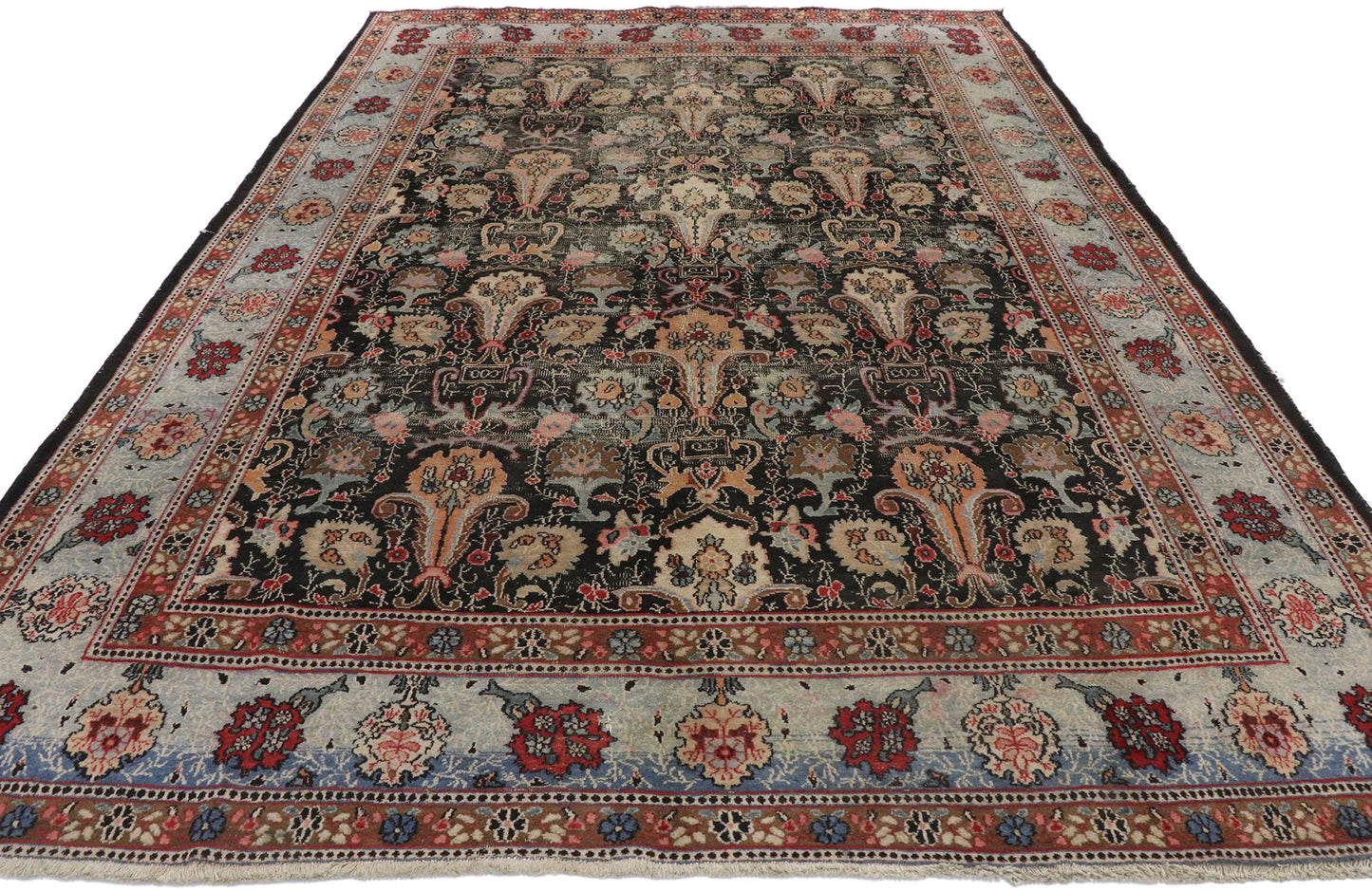7 x 10 Antique Persian Khorassan Rug 73046
