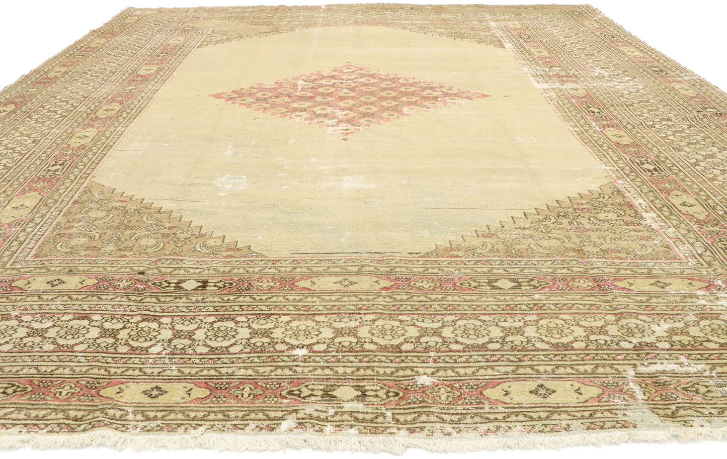 10 x 13 Antique Persian Khorassan Rug 73072