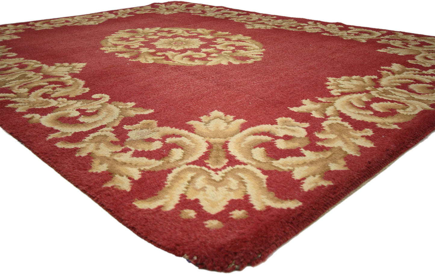 6 x 8 Antique Spanish Savonnerie Rug 73073