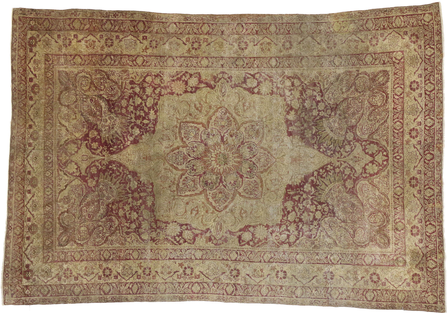 4 x 6 Antique Turkish Hereke Rug 73148