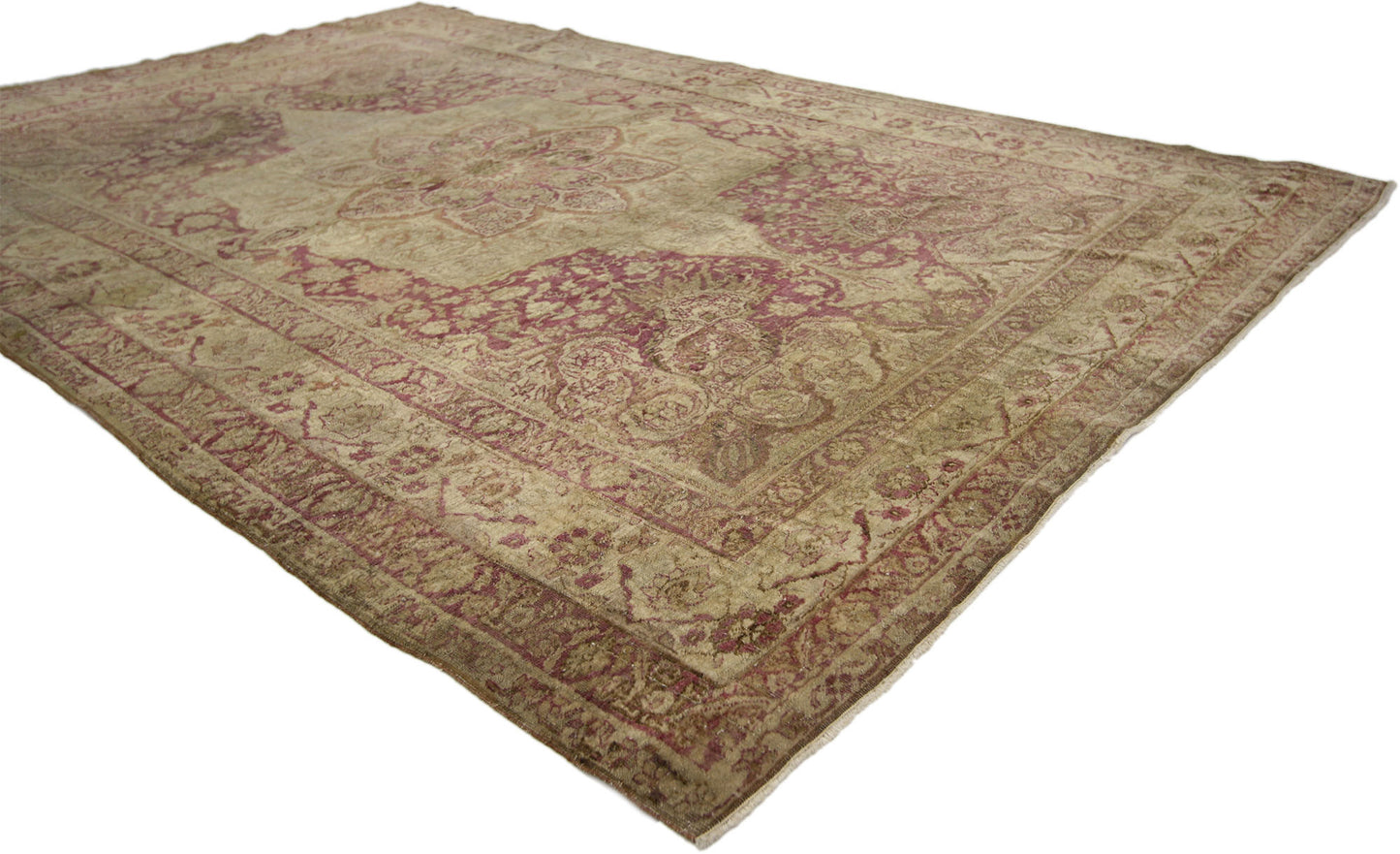 4 x 6 Antique Turkish Hereke Rug 73148