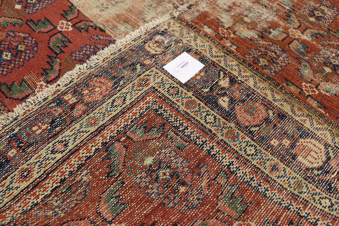 6 x 16 Antique Persian Hamadan Rug 73169