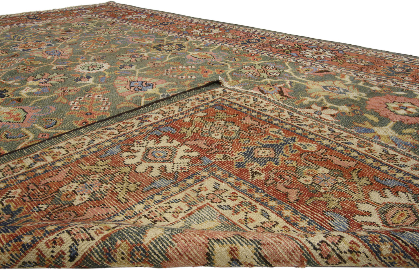 7 x 11 Antique Persian Sultanabad Rug 73173