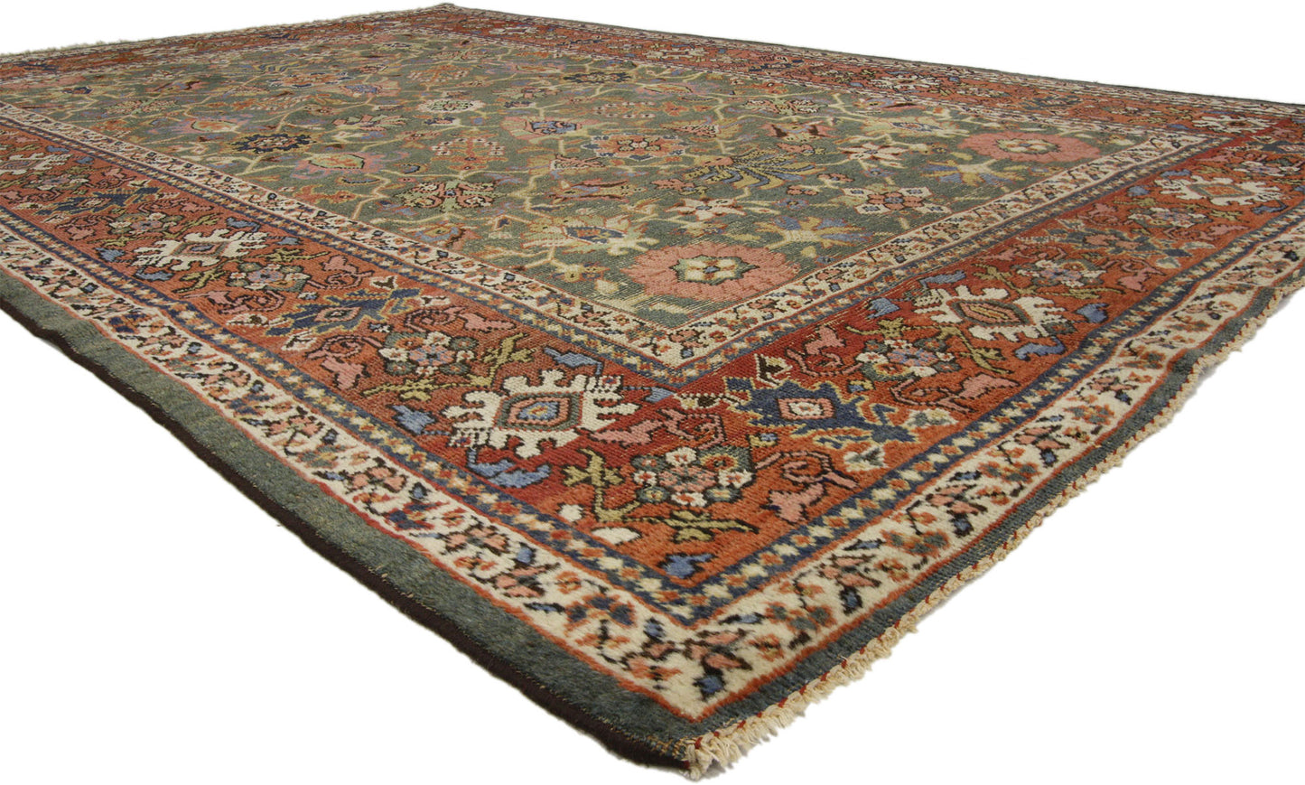 7 x 11 Antique Persian Sultanabad Rug 73173