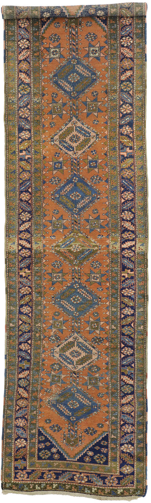 3 x 12 Antique Persian Heriz Rug 73197