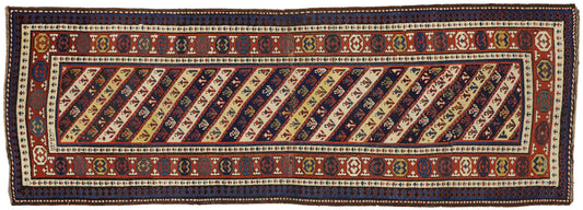 3 x 10 Antique Caucasian Kuba Rug 73235
