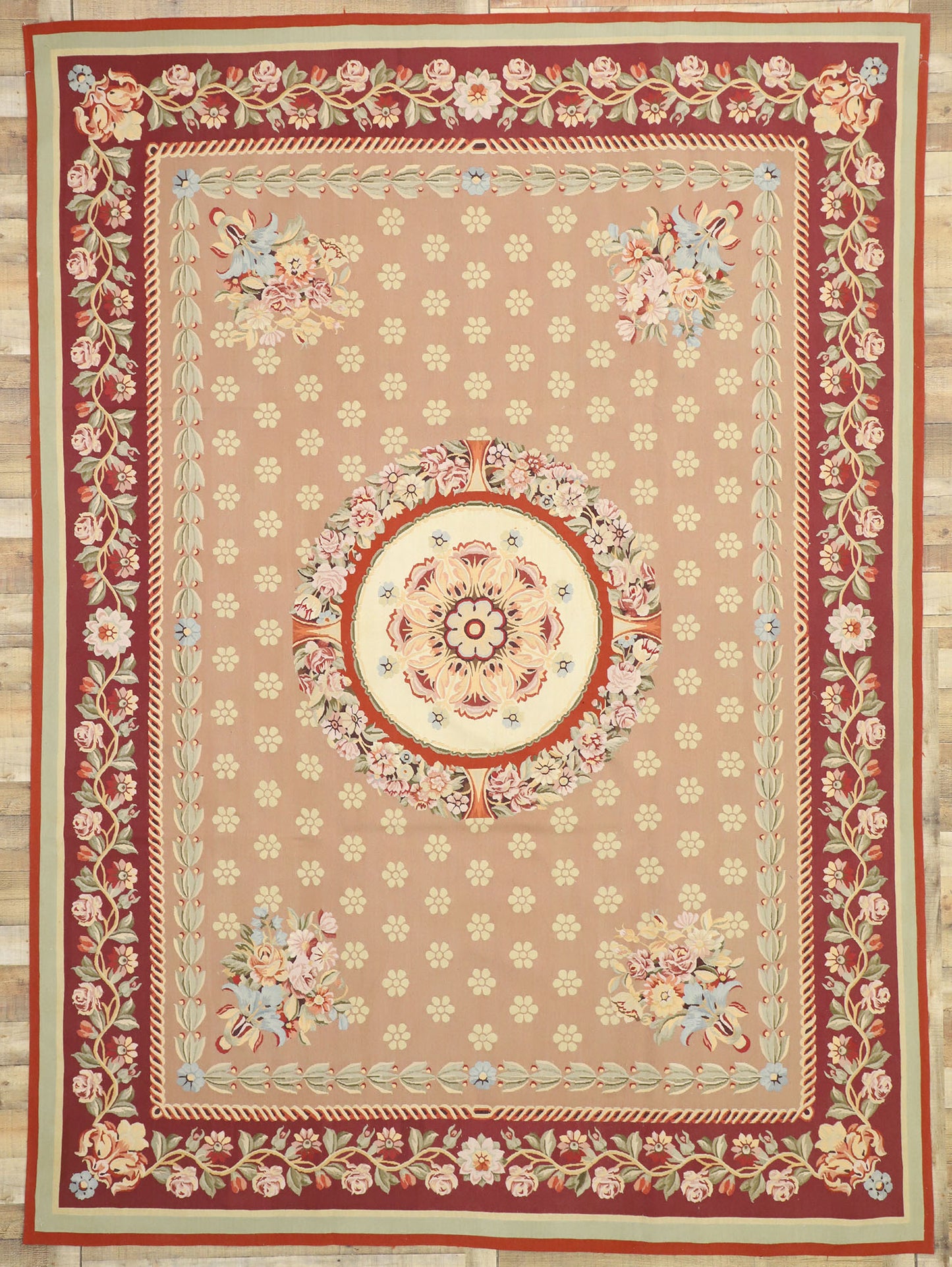 9 x 12 New Chinese Aubusson Rug 73272
