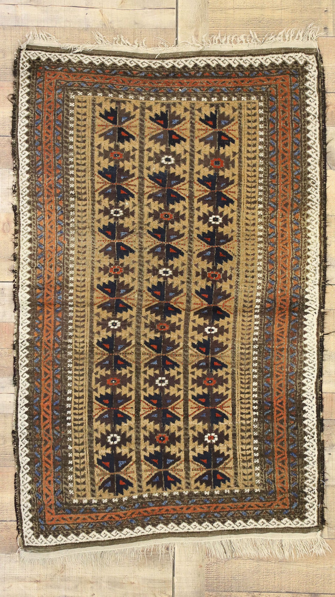 3 x 5 Antique Persian Baluch Rug 73279
