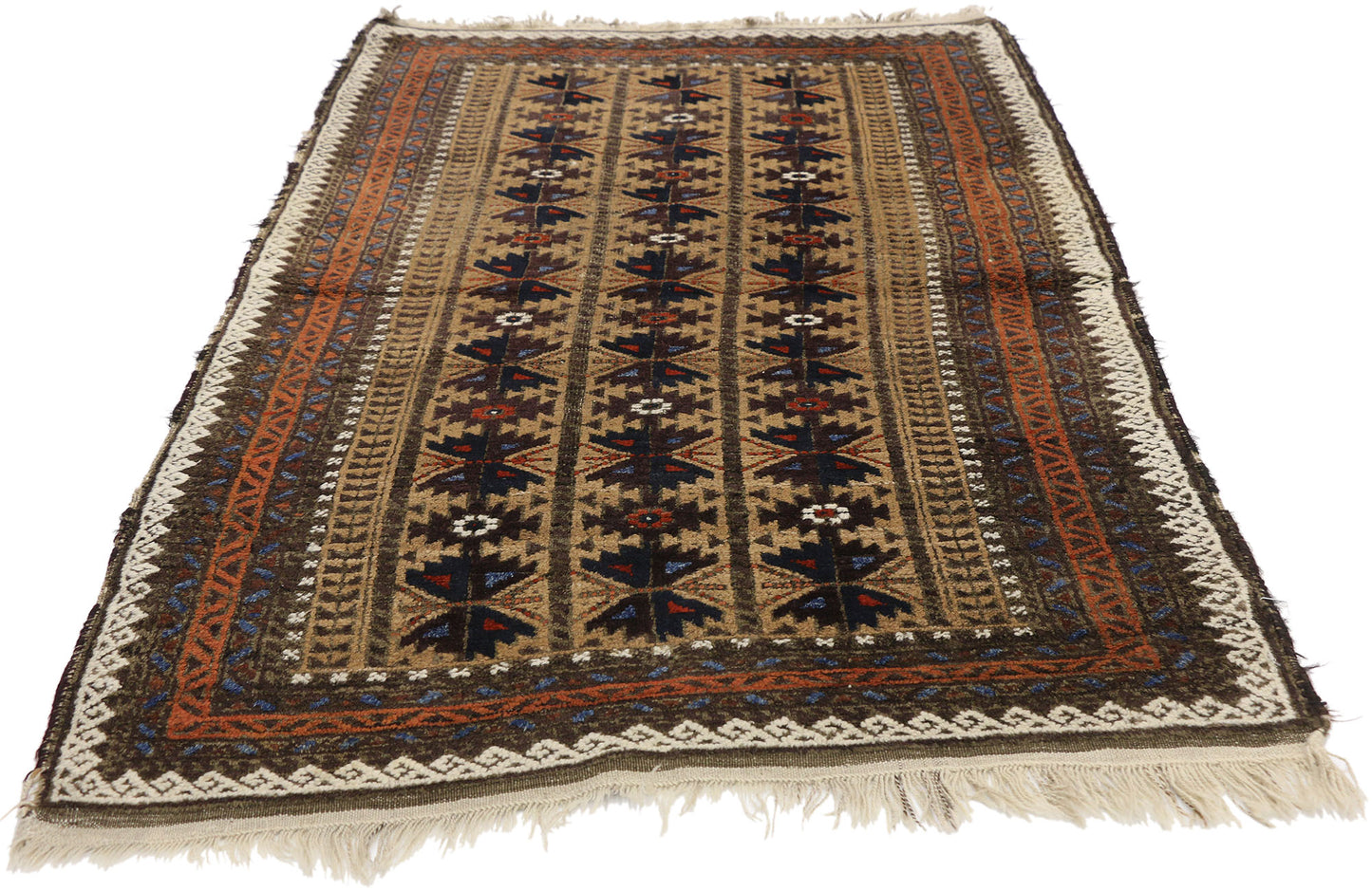3 x 5 Antique Persian Baluch Rug 73279