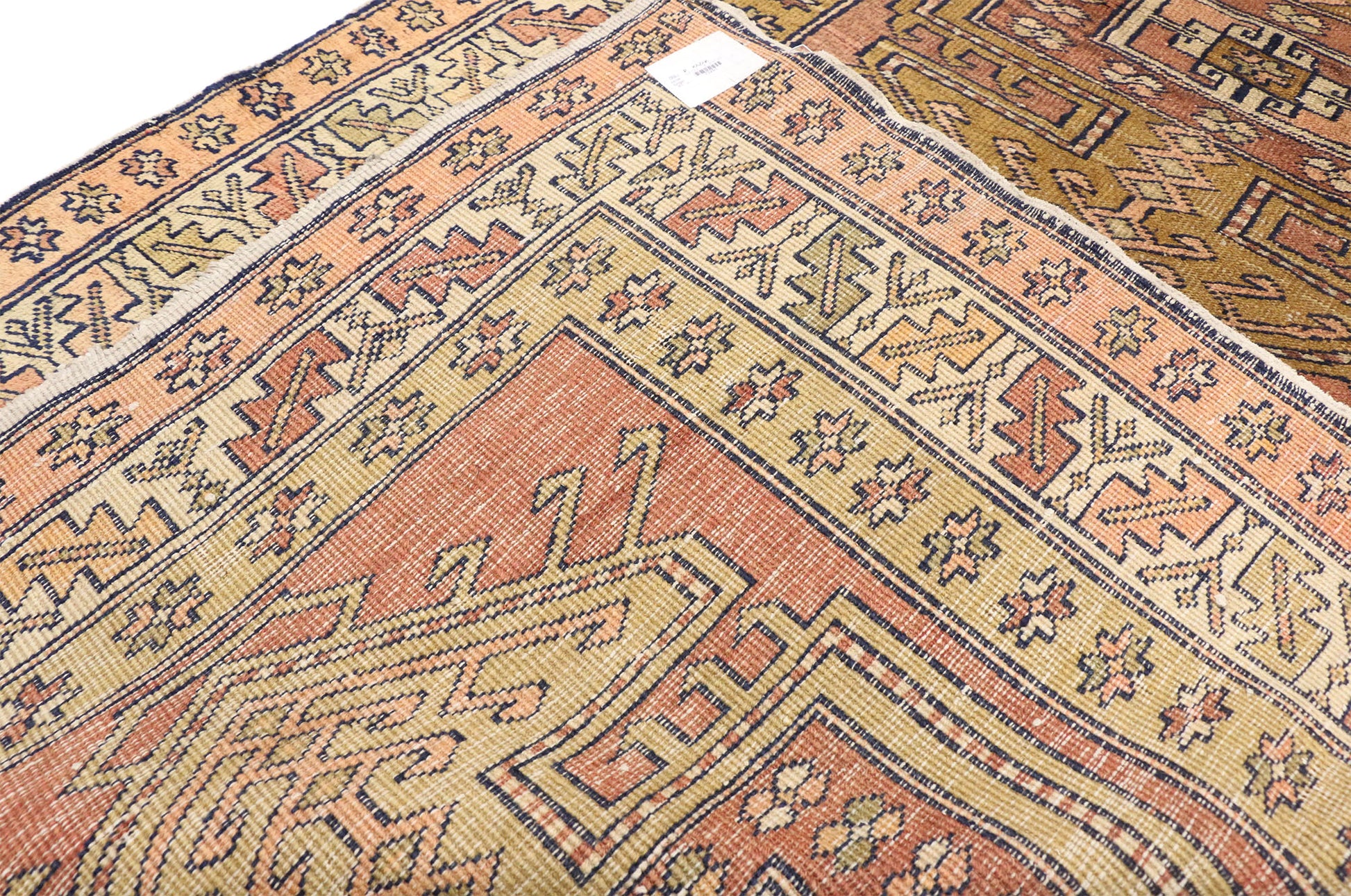 4 x 9 Antique Caucasian Kazak Rug 73291
