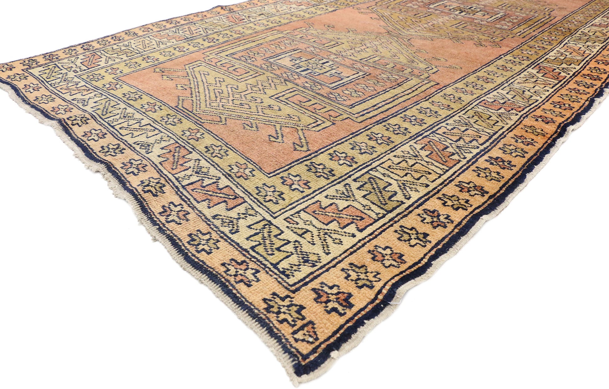 4 x 9 Antique Caucasian Kazak Rug 73291