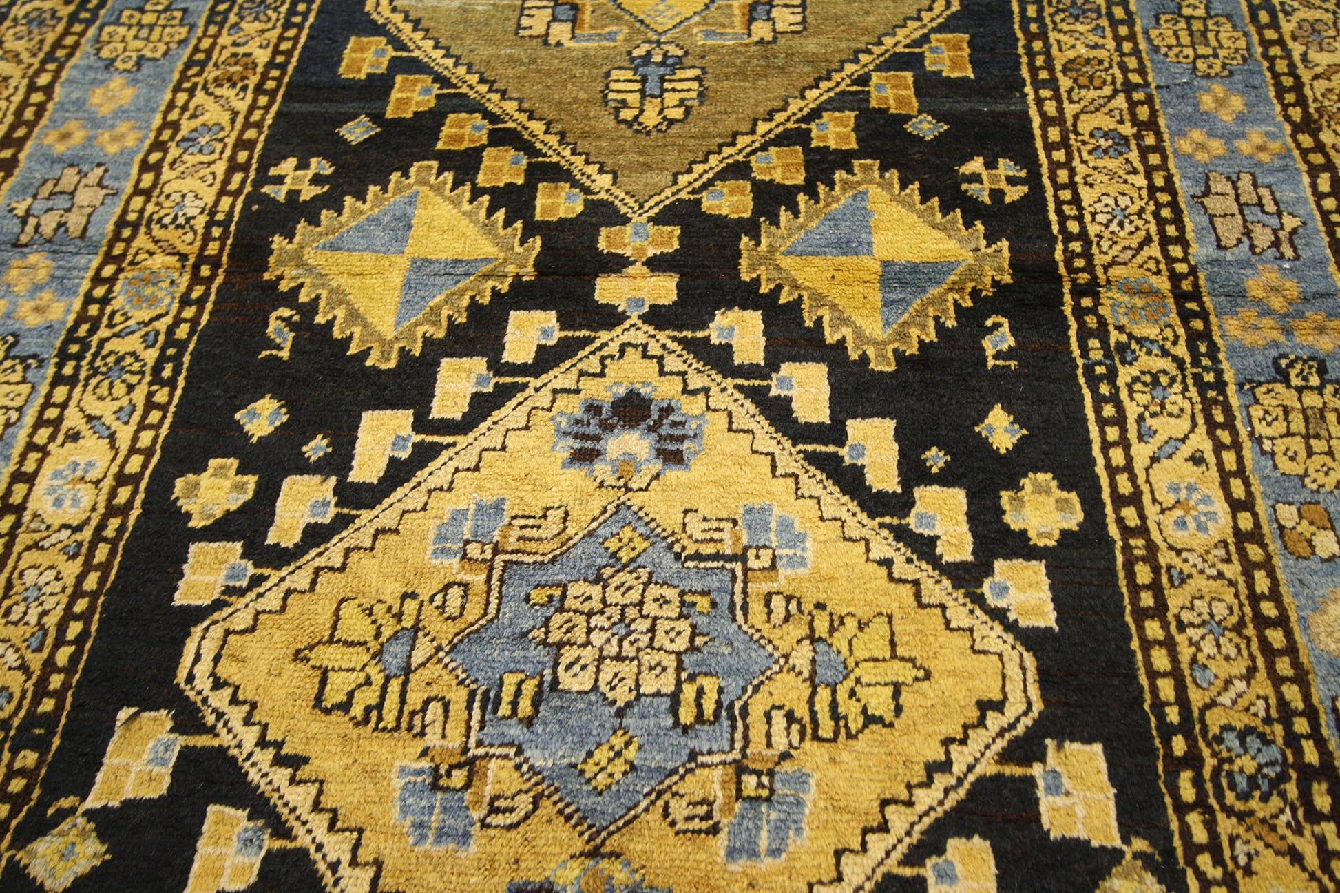 3 x 11 Antique Persian Sarab Rug 73326