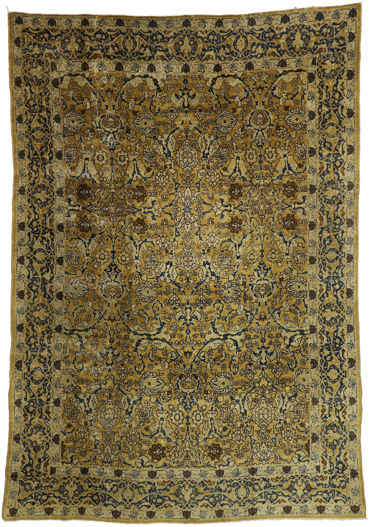 8 x 12 Antique Persian Kerman Rug 73332