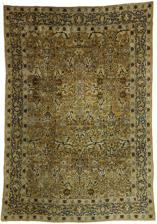 8 x 12 Antique Persian Kerman Rug 73332