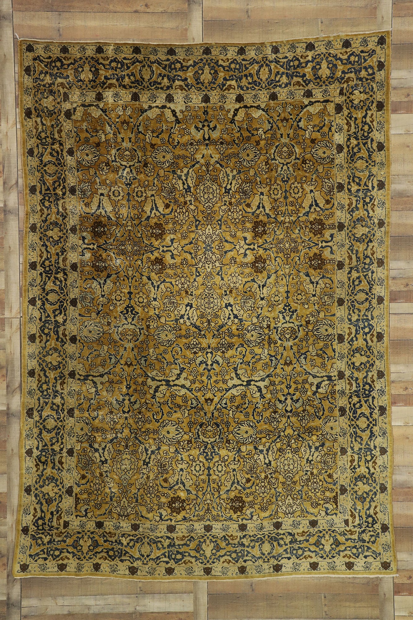 8 x 12 Antique Persian Kerman Rug 73332