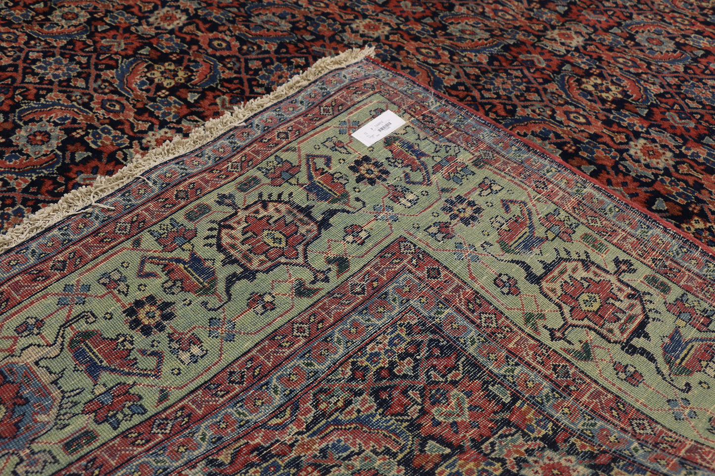 9 x 13 Antique Persian Tabriz Rug 73346