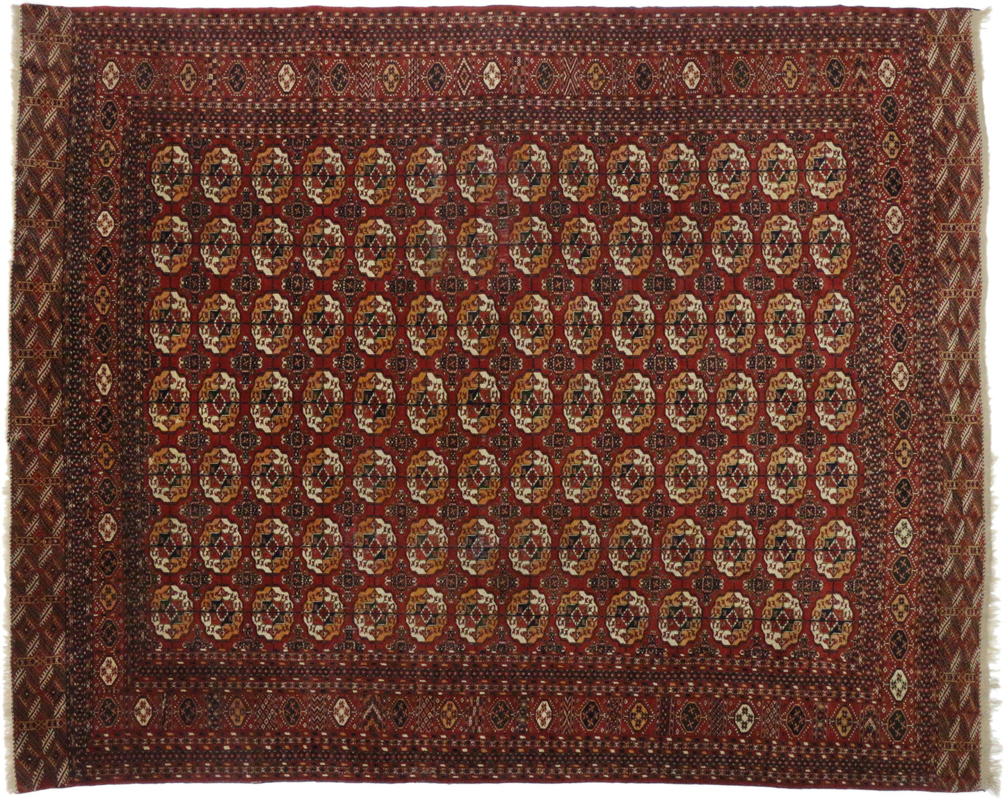 10 x 13 Antique Turkoman Tekke Rug 73357