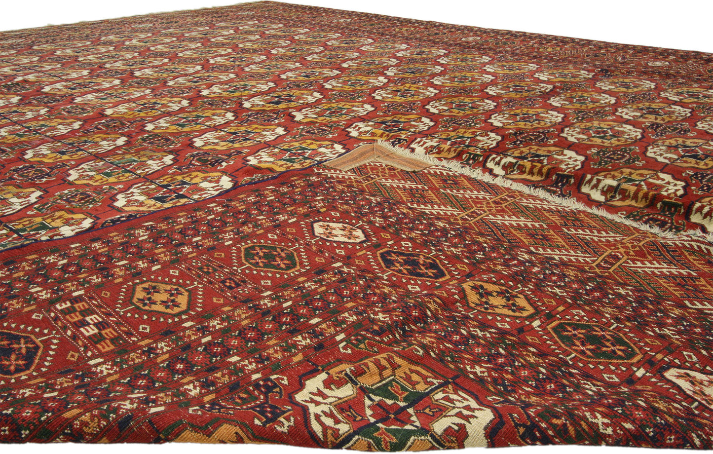 10 x 13 Antique Turkoman Tekke Rug 73357