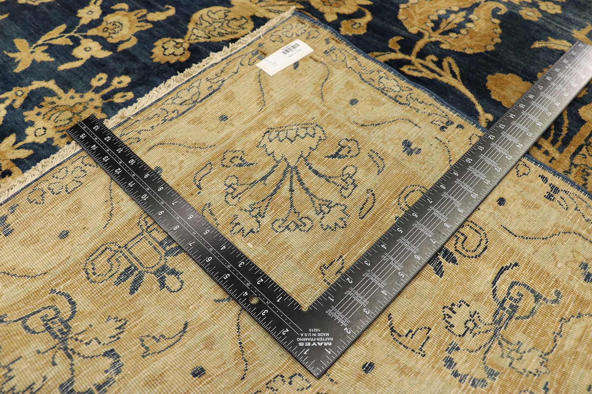 9 x 12 Antique Persian Kerman Rug 73375