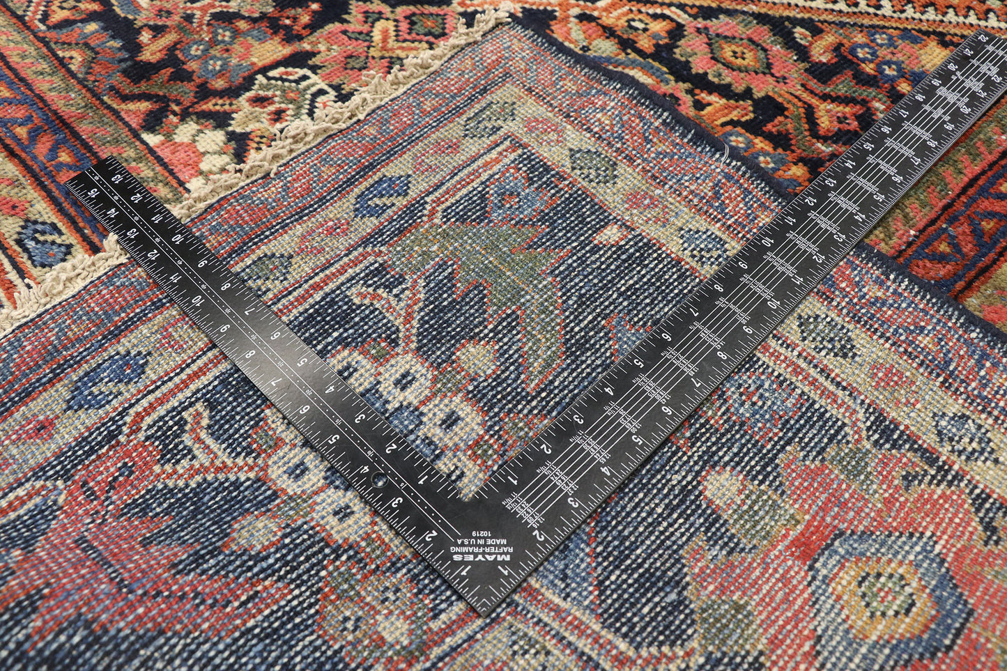 9 x 12 Antique Persian Mahal Rug 73382