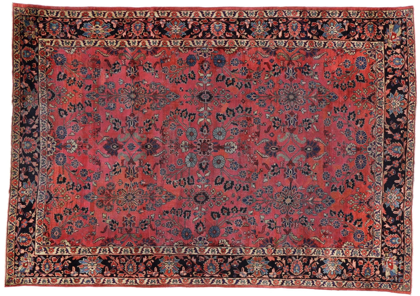 9 x 12 Antique Mahal Rug 73386