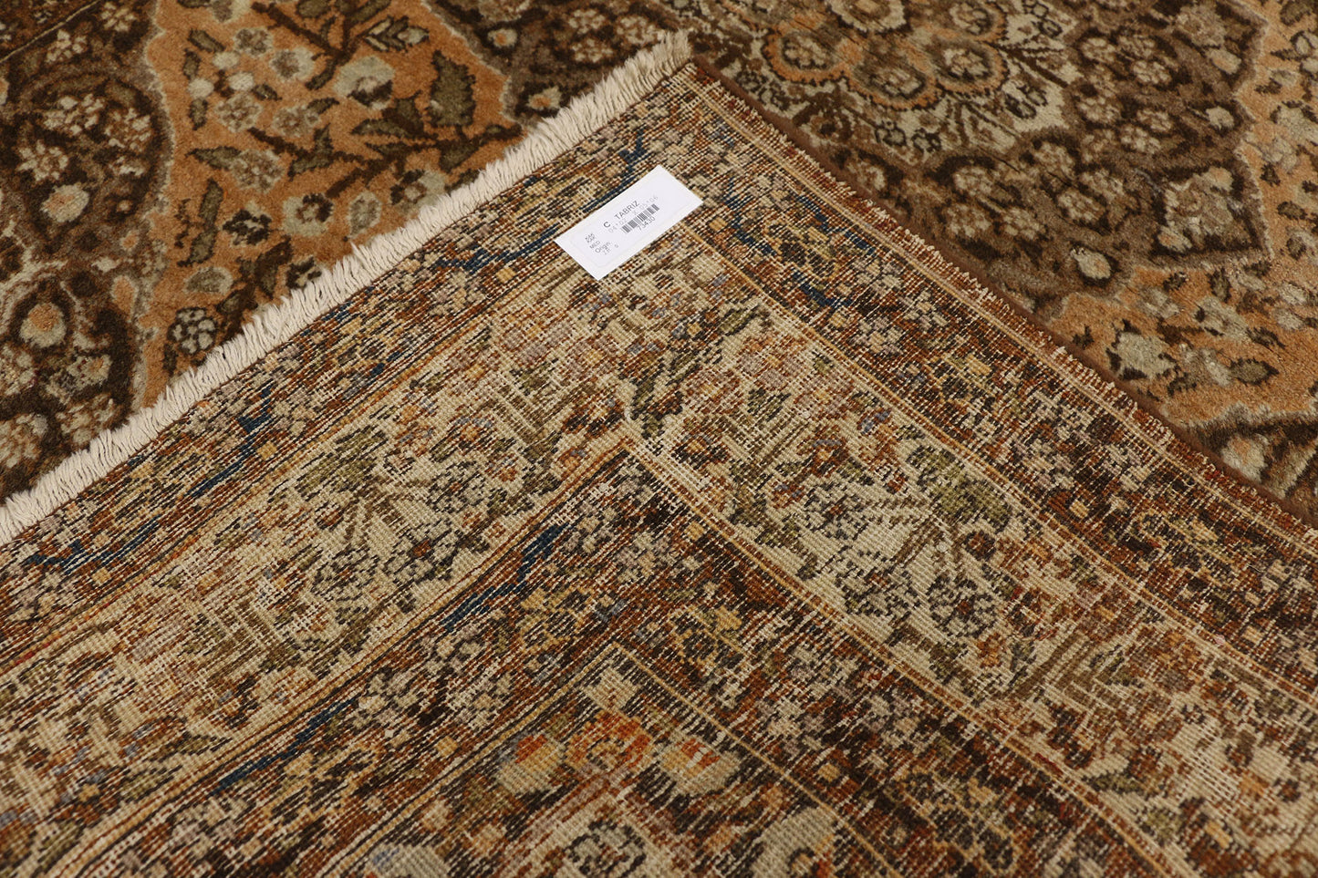 4 x 5 Antique Persian Tabriz Rug 73430