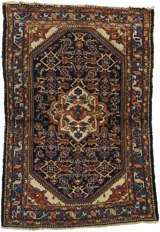 3 x 5 Antique Persian Bakhtiari Rug 73432