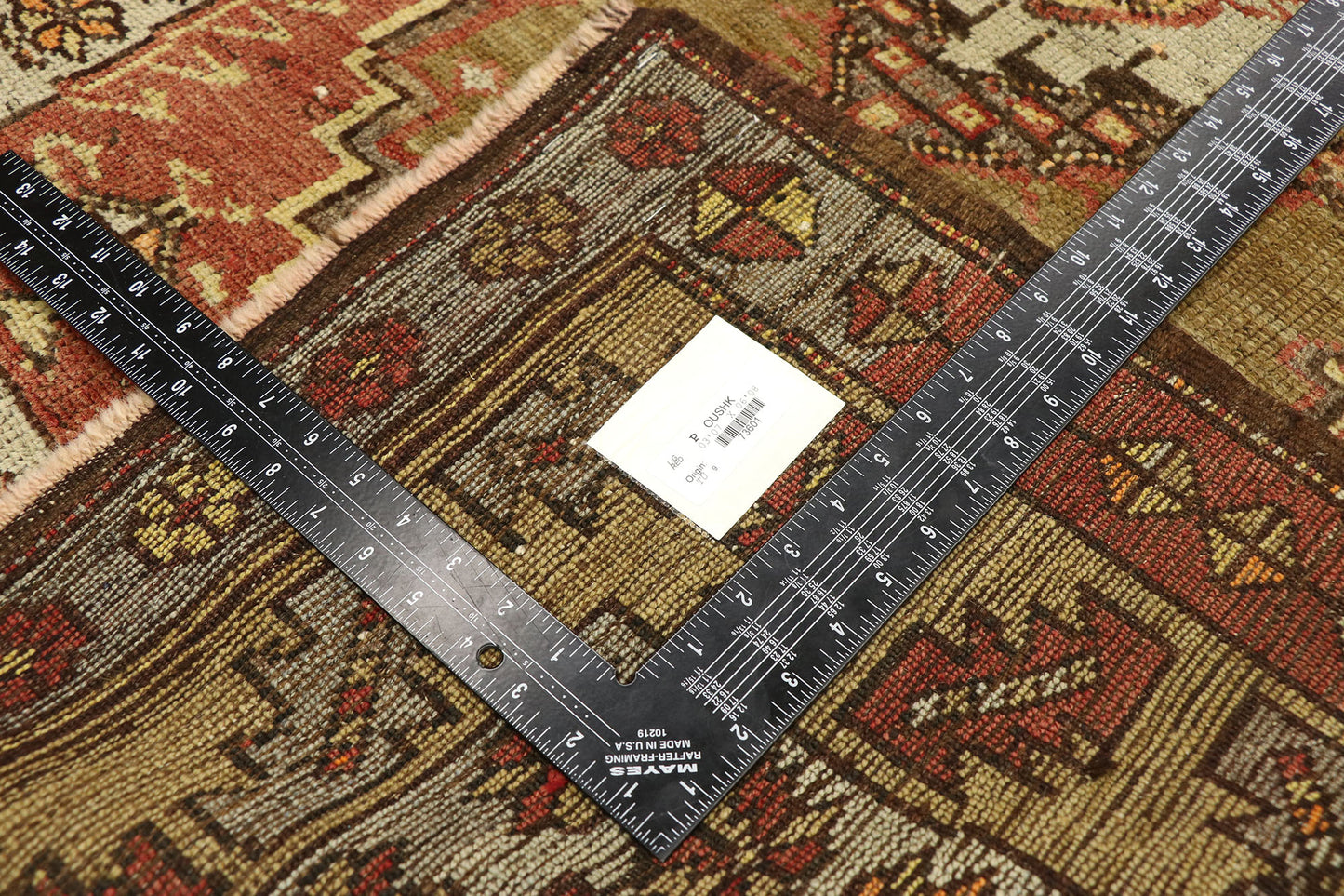 4 x 7 Vintage Turkish Oushak Rug 73601