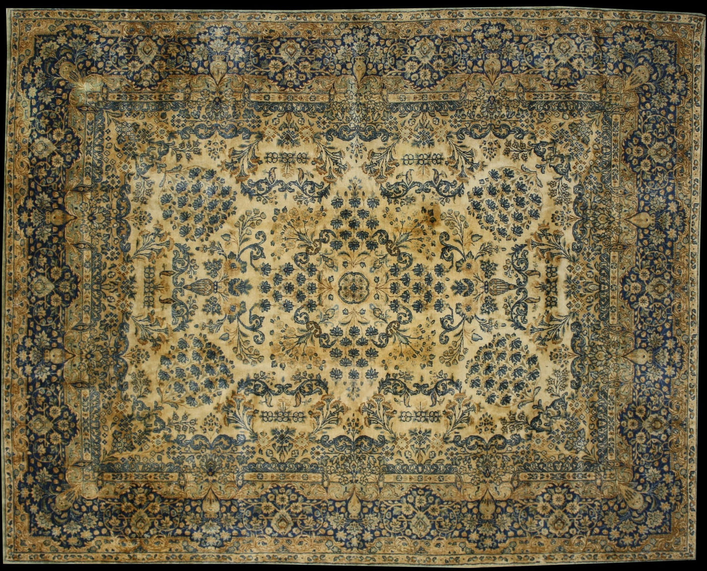 8 x 10 Antique Persian Kerman Rug 73656